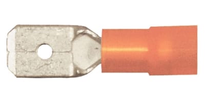 163153-050 Premium Nylon Male Quick Disconnect 0.250" 22-18 Gauge Red (50 Count)