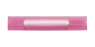 163180-050 Premium Nylon Butt Connector 22-18 Gauge Red (50 Count)