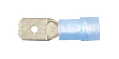 163253-050 Premium Nylon Male Quick Disconnect 0.250" 16-14 Gauge Blue (50 Count)