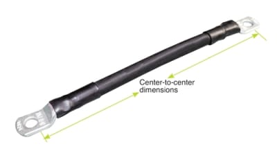 205401-001 QuickCable 2 GA Negative 24" CC Input/Output Power Cable