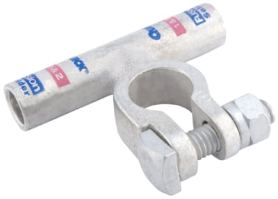 436301-005N QuickCable 1&2 GA Negative Flag Clamp Fusion Solder Battery Connector (5 Pack)