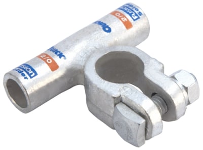 436320-005P QuickCable 2/0 GA Positive Flag Clamp Fusion Solder Battery Connector (5 Pack)