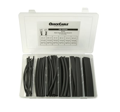 506390-001 QuickCable 6" Black Double Wall Heat Shrink Kit