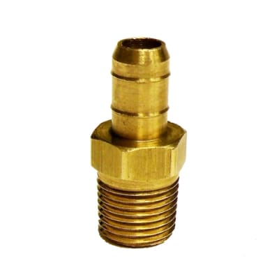 5346 Brass Fitting 1/8 Npt X 1/4 Inch Barb (Smooth)