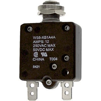 610117 Associated 12 Amp Circuit Breaker