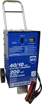 US18 Associated 40/40/10/200 Amp 6/12 Volt Automotive Battery Charger W/ Start