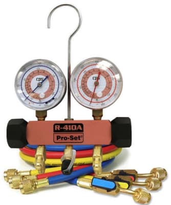 MEBP5E CPS R-410A Gauges & 5' Premium BV Hoses