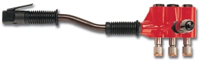 B23 Chicago Pneumatic Triple Head Industrial Piston Scaler