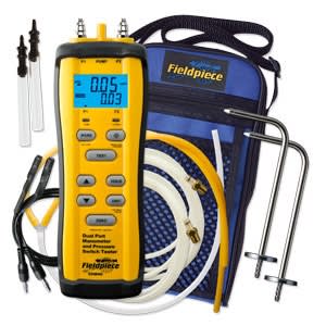 SDMN6 Fieldpiece Dual Port Manometer and Pressure Switch Tester