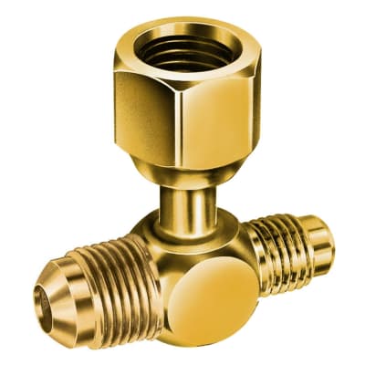 A31856 JB Industries 3/8" Male x 1/4" Male Access x 3/8" Female Swivel Nut - Each