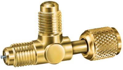 A34000D JB Industries 1/4" Flare Tee W/Swivel Coupler