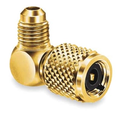 QC-E5 JB Industries 5/16" QC x 1/4" SAE Elbow Access Quick Coupler - Each