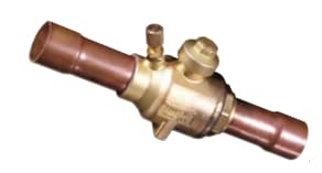 V34400 JB Industries 3/8" Refrigerant Ball Valve with Port