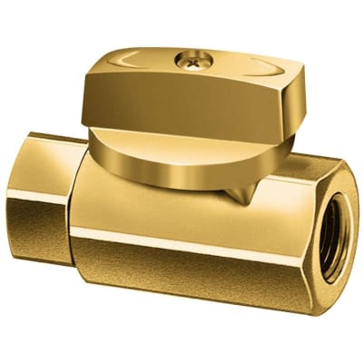 V34910 JB Industries 3/8" FPT x 3/8" FPT Shut-Off Ball Valve - Each