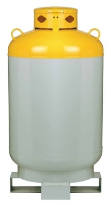 140511TC Manchester 1000lb. Dual Port 400 PSI Refrigerant Storage Tank