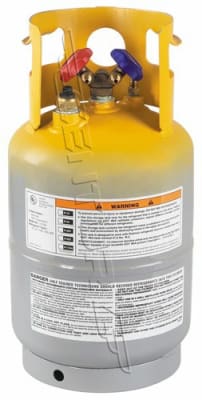 17605 Robinair 30 Lb. 1/4 Flare Refillable Refrigerant Tank With Float