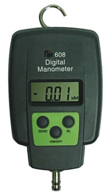 608 TPI Single Input Manometer Four Units Of Measure W/ A603