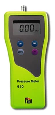 610 TPI Digital Monometer Single Input Inh2O