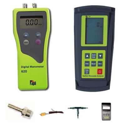708C10 TPI 708 Combustion Efficiency Analyzer 621 A740 Two Gk13M Two A605 And Two A603