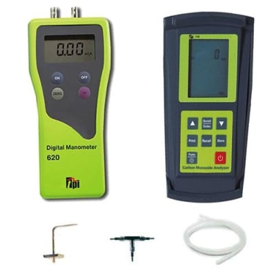 708C8 TPI 708 Combustion Efficiency Analyzer 621 Two A605 A774 And Two A776