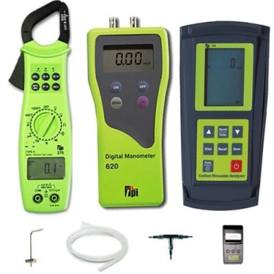 708C9 TPI 708 Combustion Efficiency Analyzer 270 A740 621 Two A605 A774 And Two A776