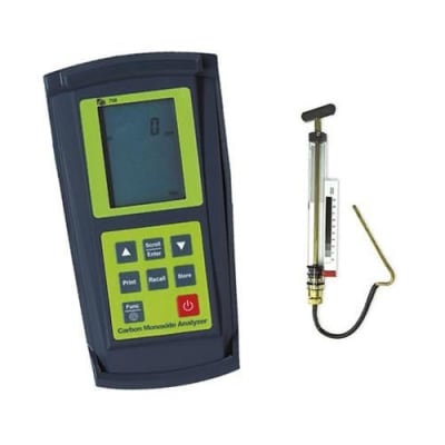 708OIL TPI 708 Combustion Efficiency Analyzer W/ A788 Smoke Test Pump
