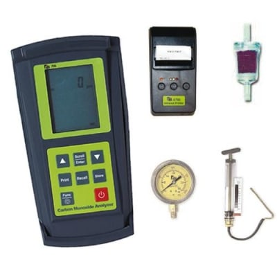 709A740OIL TPI 709 Combustion Analyzer With A740 A773 A790 And A788 Smoke Pump Test