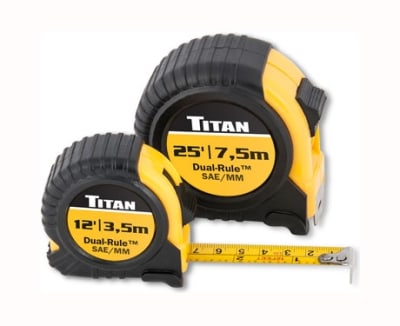 10903 Titan 2 Pc. Combo Dual Rule Tape Measure Set