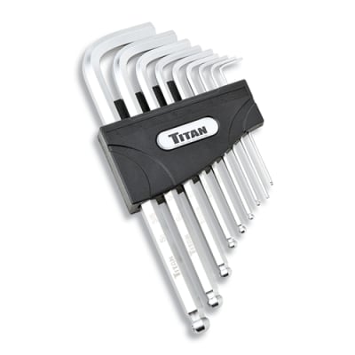 12735 Titan 9pc Detent Ball SAE Hex Key Set