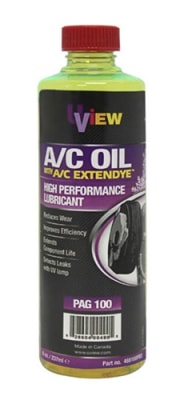 488100PBD UView PAG 100 Oil with A/C ExtenDye Bottle (8 oz / 240 ml)