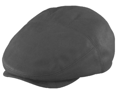 Distressed Driving Cap Black