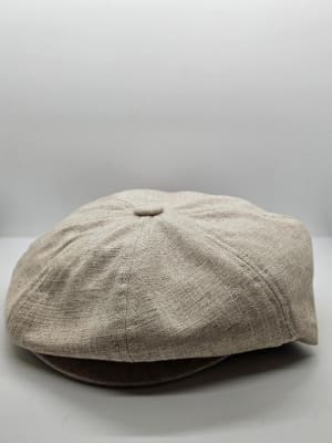 Linen Newsboy Beige
