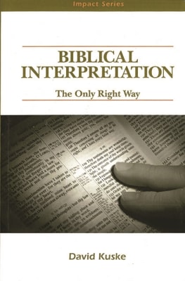 Biblical Interpretation
by D. Kuske
This book is a breath of fresh air. It accepts the Bible as the inspired and inerrant Word of God. It follows the biblical principle that Scripture is its own interpreter. It also puts to rest the accusation that