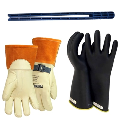 Cybertruck Compliant Rubber Electrical Insulating Glove Kit, Class 1