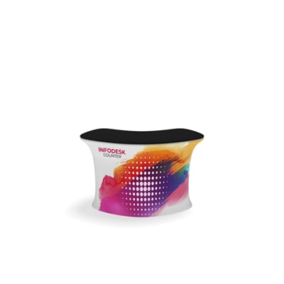 Waveline Info Counter Convex Curved