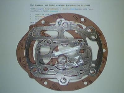 Gasket Set Replacement for Ingersoll Rand Model 253 with Graphoil Gaskets