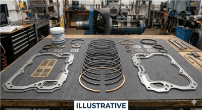 KIT 2920 is a replacment for Ingersoll Rand Ring / Gasket Kit 32132920 for Models 5T2NL & 5T2NLM