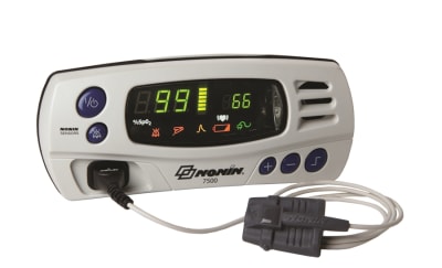 photo of Nonin 7500 Tabletop Oxygen Saturation Monitor with Alarms