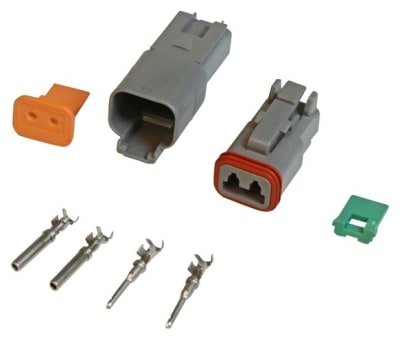 MSD Deutsch Connector 2 Pin 16-18 Gauge