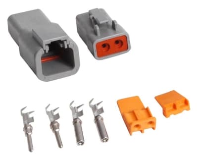 MSD Deutsch Connector 2 Pin 12-14 Gauge