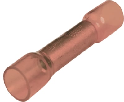 8 Gauge 3 to 1 Heat Shrink Butt Connector Red