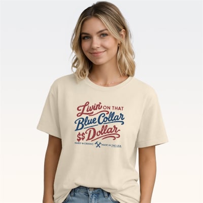 SC Soft Blue Collar Dollar - Natural