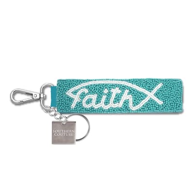 SC Beaded Keychain - Faith