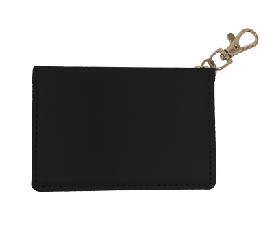 SC Faux Leather ID Wallet-Black