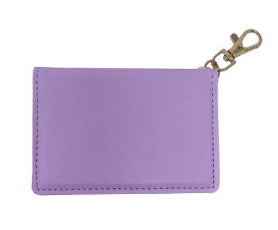 SC Faux Leather ID Wallet-Lavender