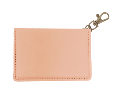 SC Faux Leather ID Wallet-Peach