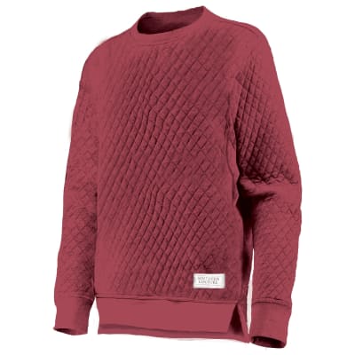 SC Quilted Sweatshirt-Crimson
