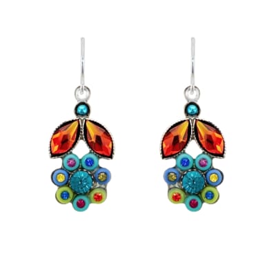 Firefly Botanical Flower Earring in Multicolor