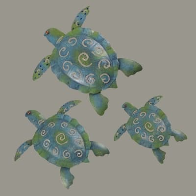 Three Turtles Wall Art