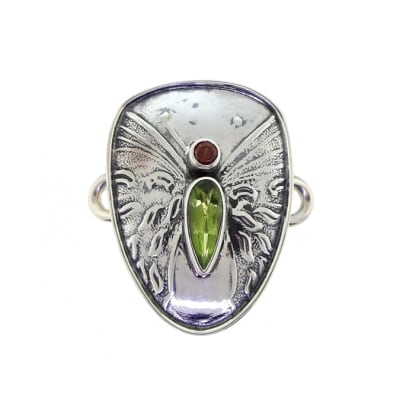 Tabra Butterfly with Peridot Charm